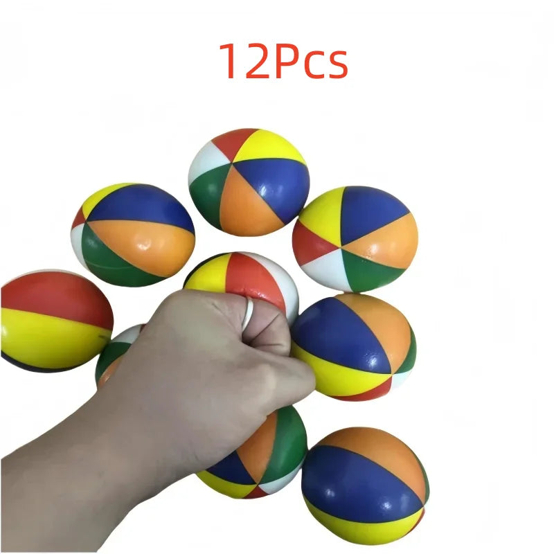 12 Zachte Strandballen van Schuim – Veilig Speelplezier voor Kinderen