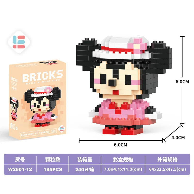 Disney Micro Bouwset – Magische Gebouwen & Figuren (3+ jaar)