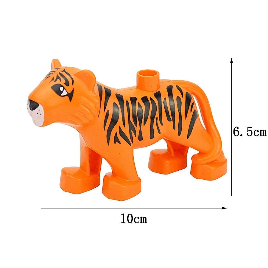 Dieren Bouwstenen Kind – 72x Grote Duplo Blokken Set (3+ Jaar)