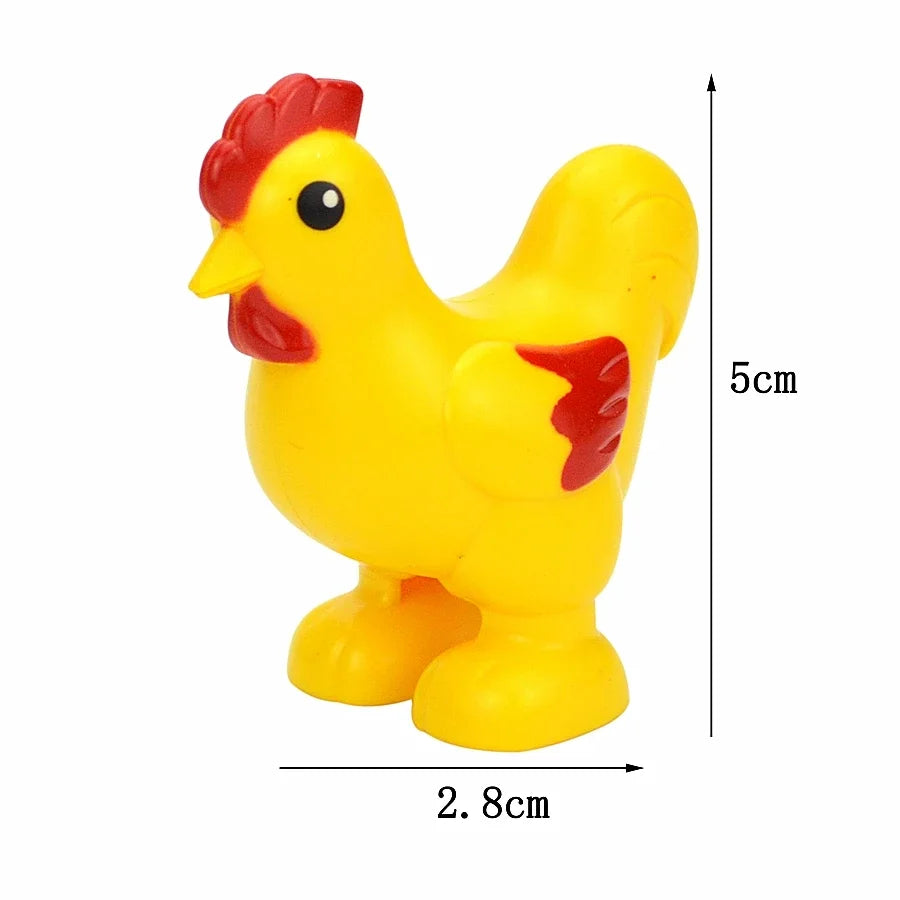 Dieren Bouwstenen Kind – 72x Grote Duplo Blokken Set (3+ Jaar)