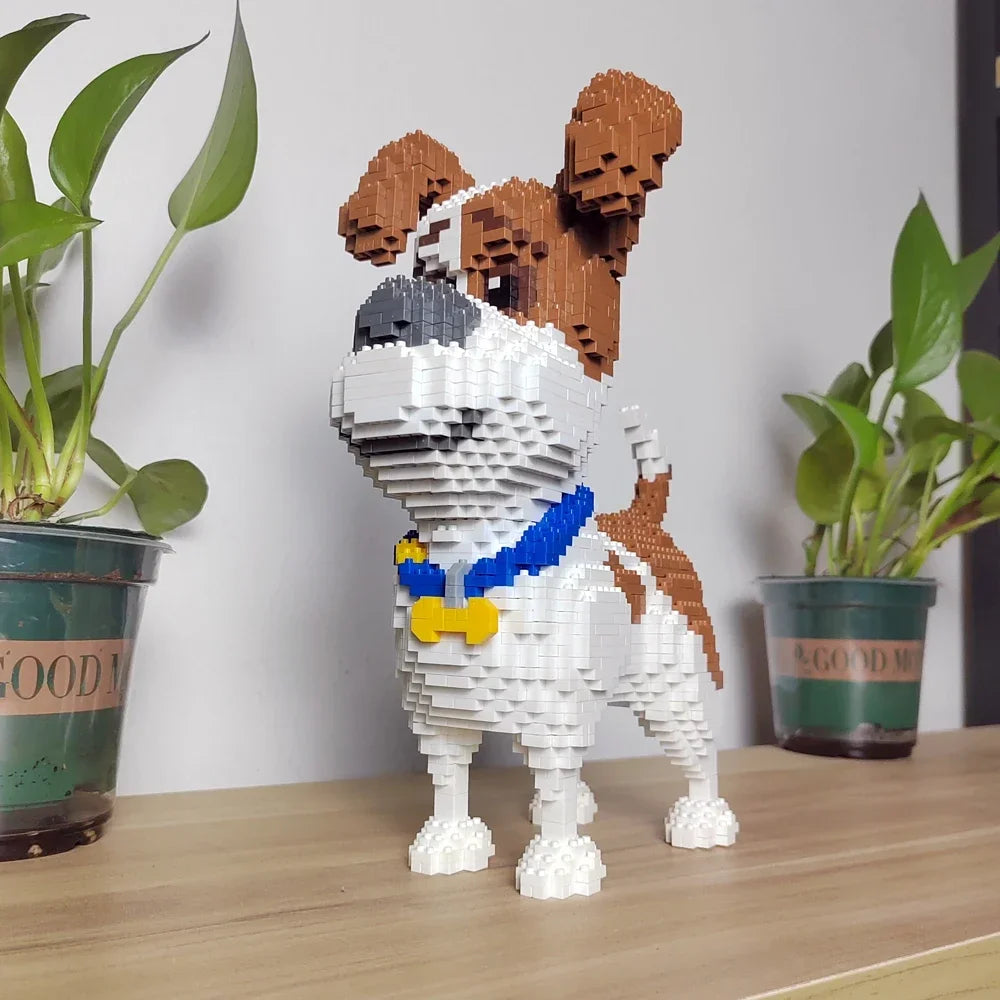 Yorkshire Terrier Hondenmodel – Micro Bouwstenen Set (14+)