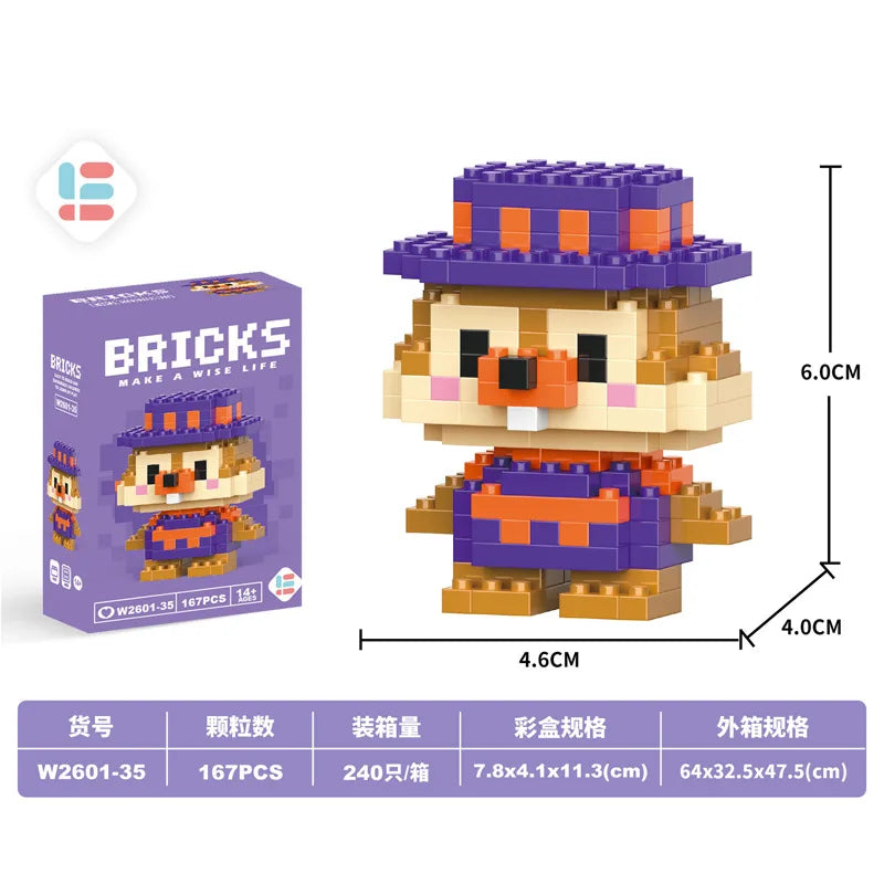 Disney Micro Bouwset – Magische Gebouwen & Figuren (3+ jaar)
