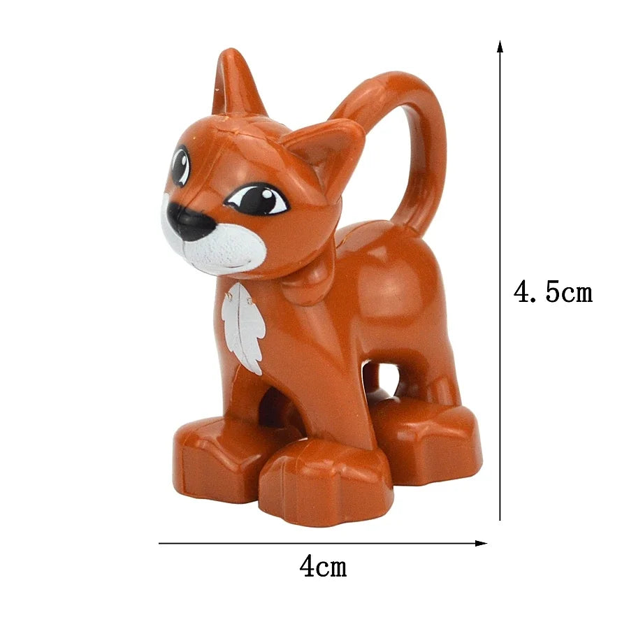 Dieren Bouwstenen Kind – 72x Grote Duplo Blokken Set (3+ Jaar)