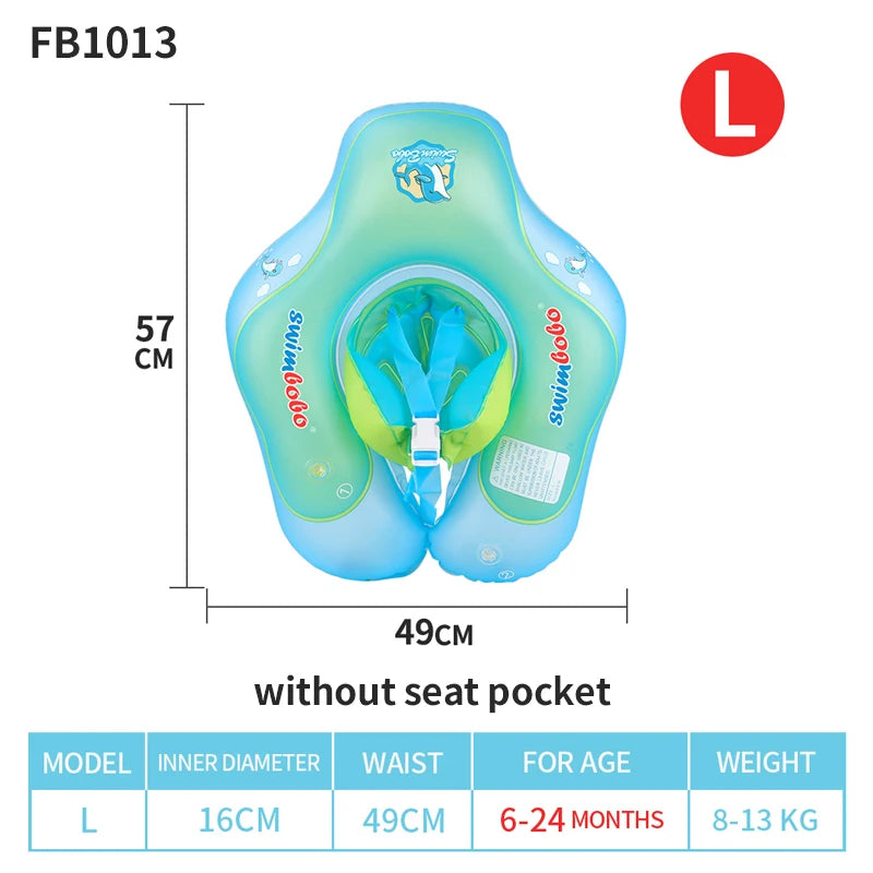 Opblaasbare Baby Zwemwagen met Zonnekap – Veilig & Comfortabel