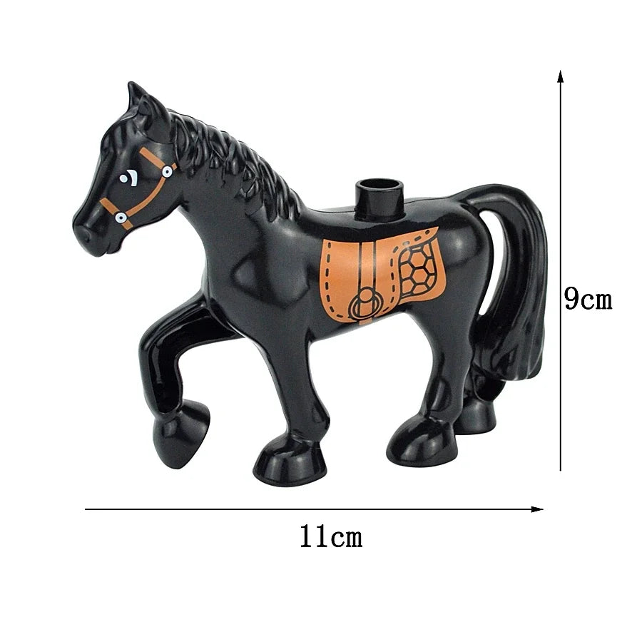 Dieren Bouwstenen Kind – 72x Grote Duplo Blokken Set (3+ Jaar)