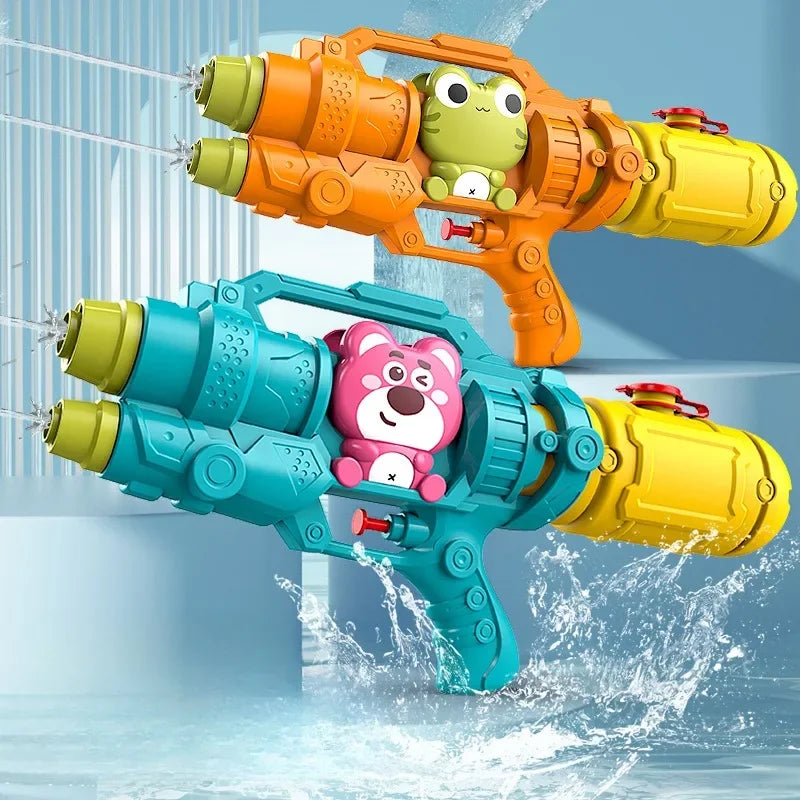 Dinosaurussen, eenden, haaien waterpistool
