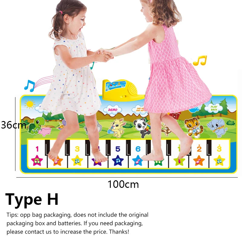 Pianomat Kinderen – Interactieve Muziekmat met Geluid 3-6 Jaar