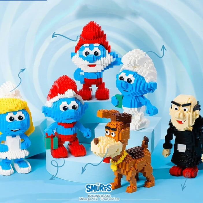 BALODY Smurfen Bouwstenen – Gargamel & Smurfette Set (LEGO compatibel)