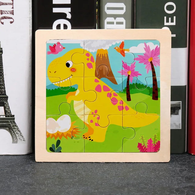 Houten Dierenpuzzel voor Kinderen – Educatief & Duurzaam (3-6 jr)