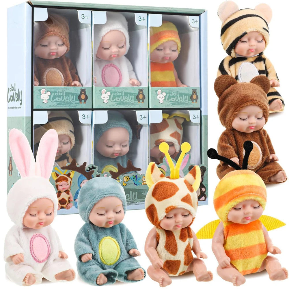 6x Reborn Pop Kit – DIY Baby Poppen Maken voor Kinderen (3+)