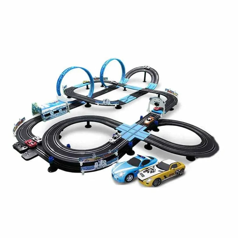 Elektrische Racebaan met 2 Auto’s & Controllers – Race Speelgoedset