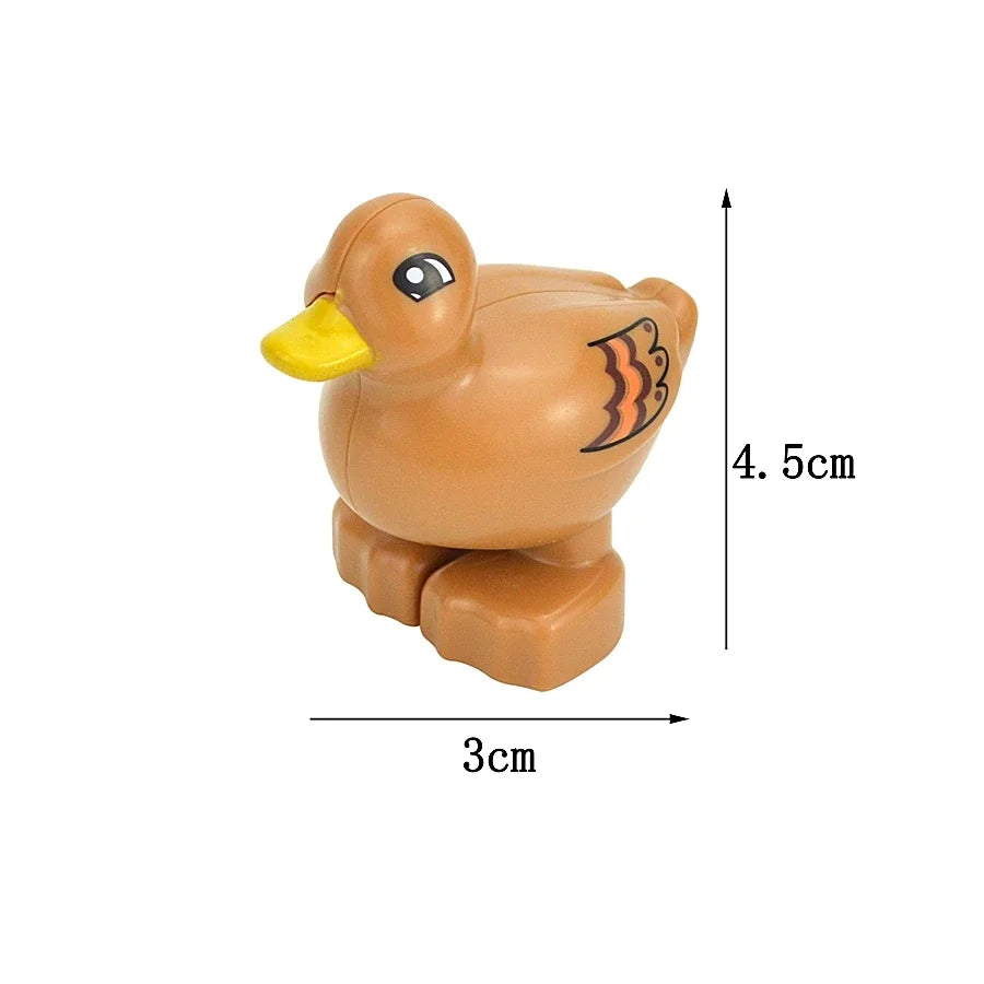 Dieren Bouwstenen Kind – 72x Grote Duplo Blokken Set (3+ Jaar)