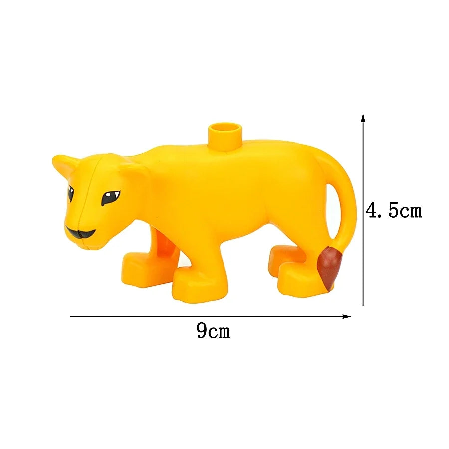 Dieren Bouwstenen Kind – 72x Grote Duplo Blokken Set (3+ Jaar)