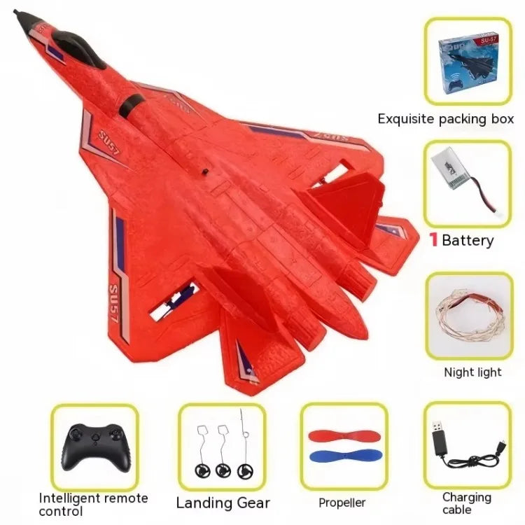 Mini RC Straaljager Su57 MiG29 – Voor Water & Land (2-kanaals)
