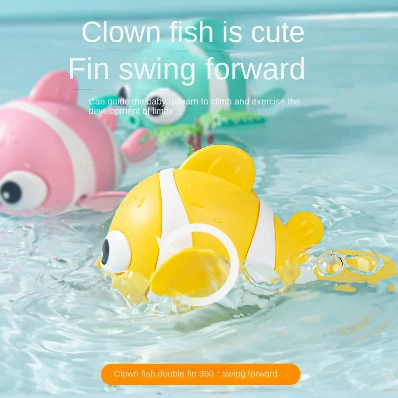 Clownvis Badspeelgoed – Zwemmend Speelgoed voor Kinderen 0-6 Jaar