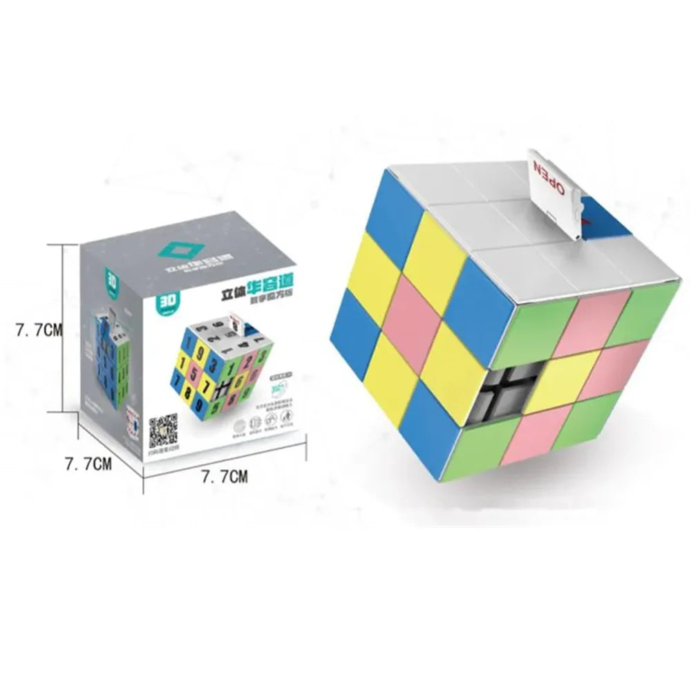 3D Magische Kubus 3x3 – Klassieke Puzzel voor Kinderen & Volwassenen