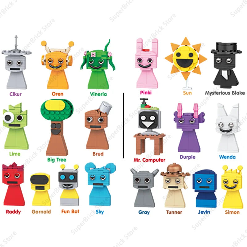 Sprunki Horror Bouwstenen – Griezelige Figuren Set (6+ Jaar)