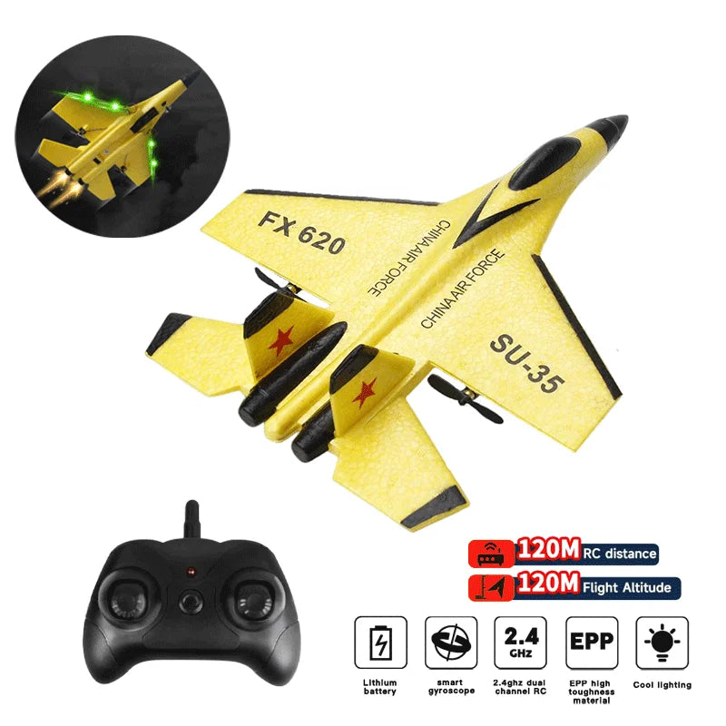SU-35 RC Vliegtuig 2.4G – Bestuurbaar Schuimvliegtuig voor Kinderen