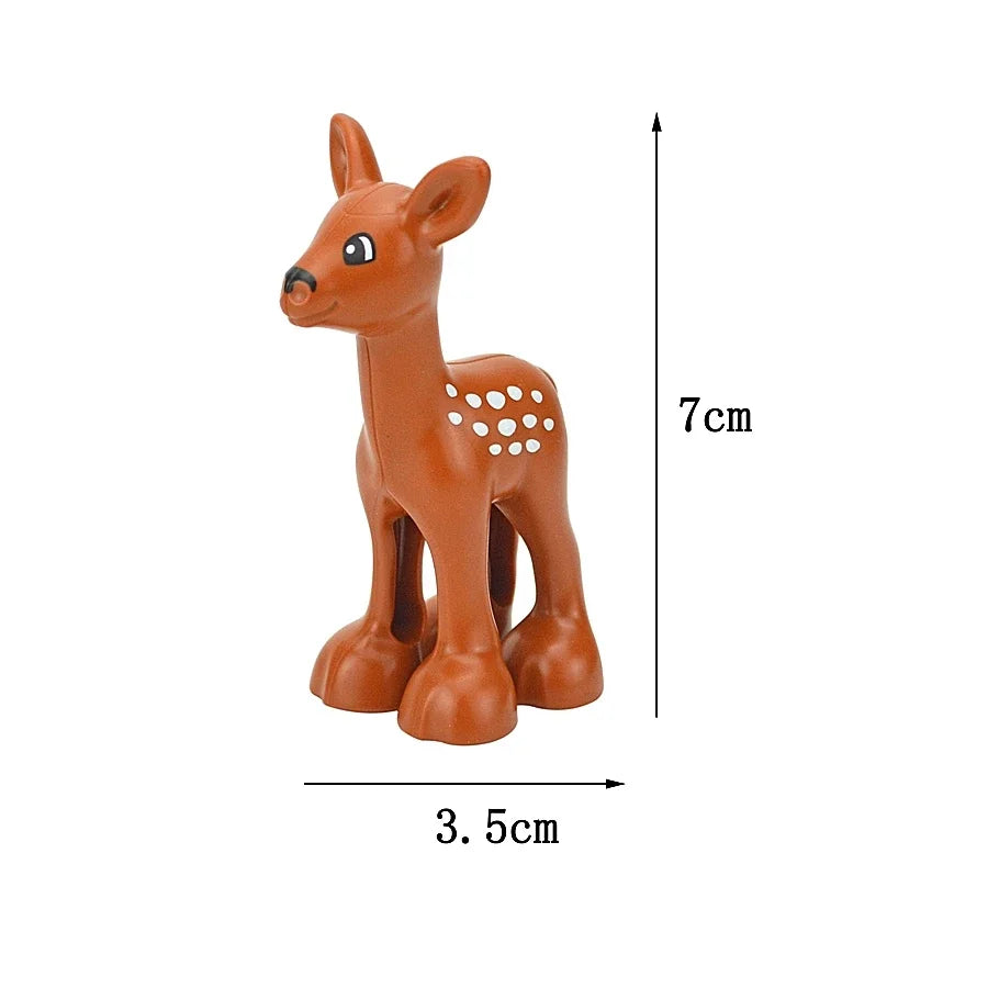 Dieren Bouwstenen Kind – 72x Grote Duplo Blokken Set (3+ Jaar)