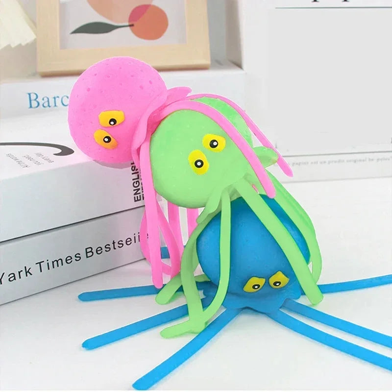 Octopus Spons Speelgoed – Babybadje Waterpret voor Kinderen 3-6