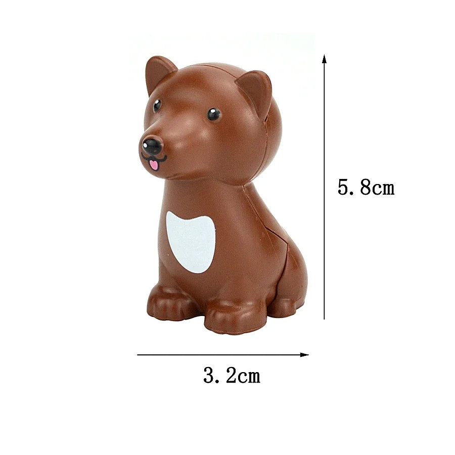 Dieren Bouwstenen Kind – 72x Grote Duplo Blokken Set (3+ Jaar)