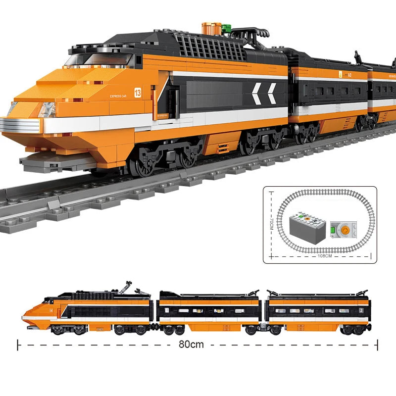 Technische City Power Train – Elektrische Bouwtrein voor Kinderen