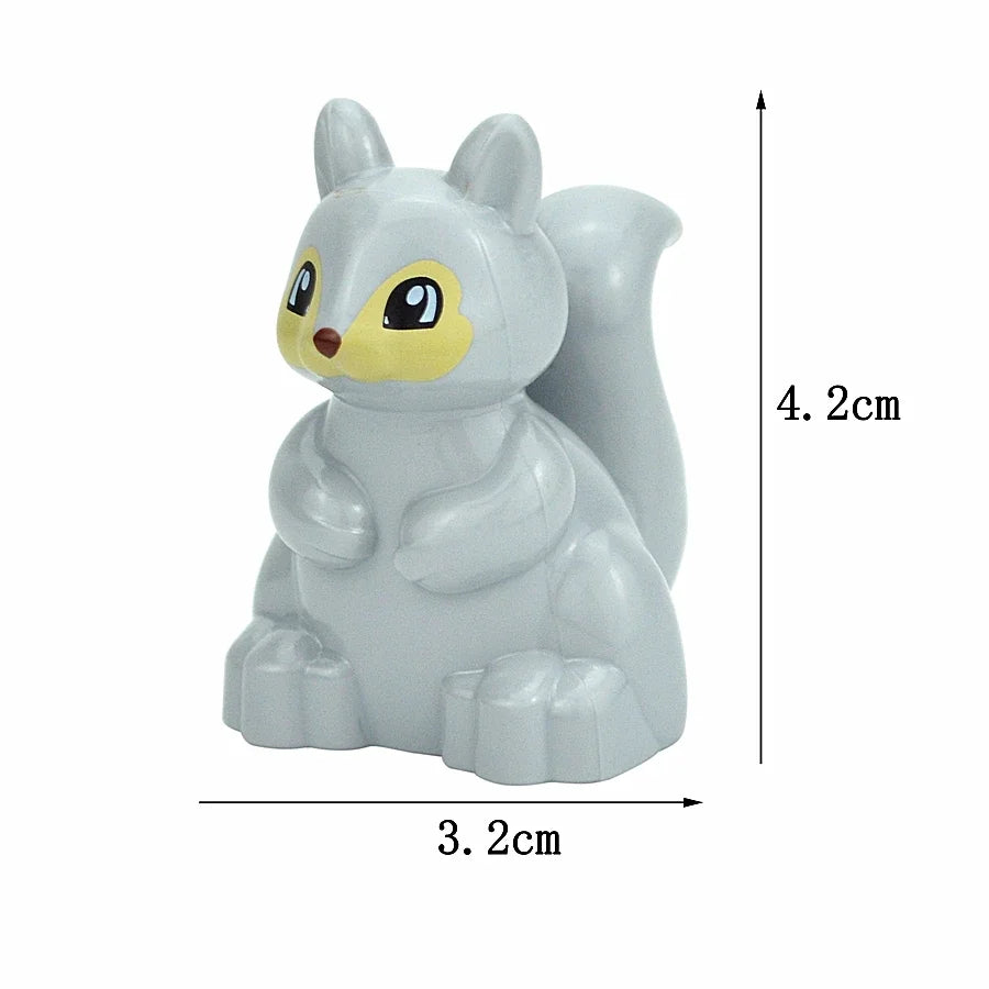 Dieren Bouwstenen Kind – 72x Grote Duplo Blokken Set (3+ Jaar)