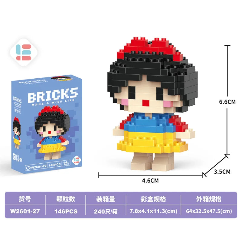 Disney Micro Bouwset – Magische Gebouwen & Figuren (3+ jaar)