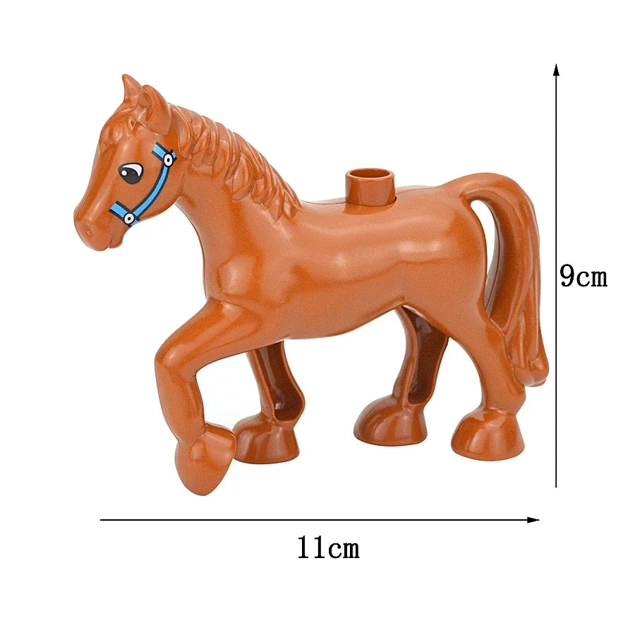 Dieren Bouwstenen Kind – 72x Grote Duplo Blokken Set (3+ Jaar)