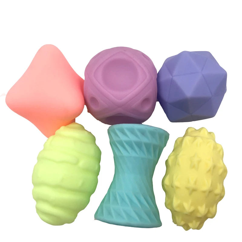Zintuiglijke Babyballen – Zachte Silicone Speelballen – 3-12 Maanden
