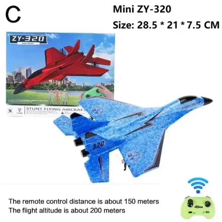 Mini RC Straaljager Su57 MiG29 – Voor Water & Land (2-kanaals)