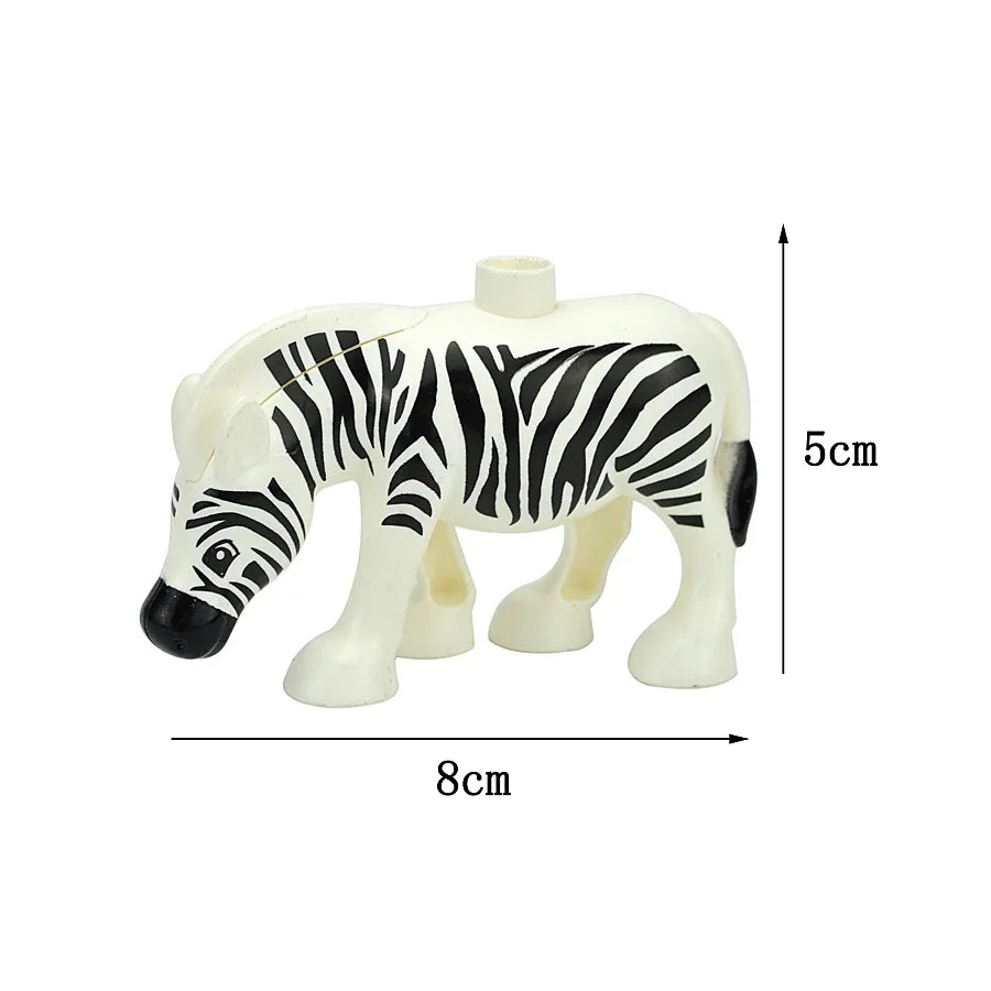 Dieren Bouwstenen Kind – 72x Grote Duplo Blokken Set (3+ Jaar)