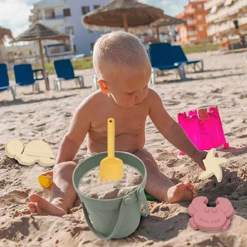 Siliconen Strand Schep Kinderen – Zandspeelgoed Flexibel & Veilig 3+
