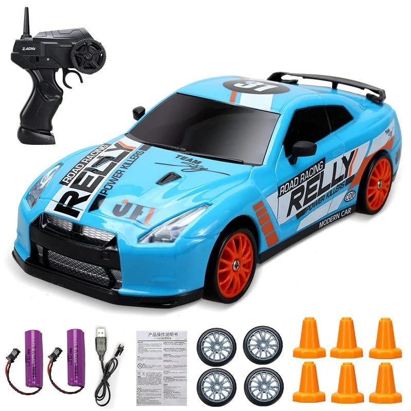 Mini RC Drift Auto – AE86 4WD Speelgoedracewagen met Afstandsbediening