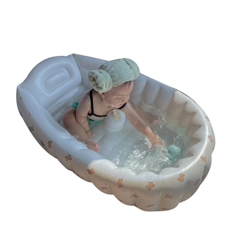 Opblaasbare Babybadkuip met Cartoon Design – 90x55x30 cm