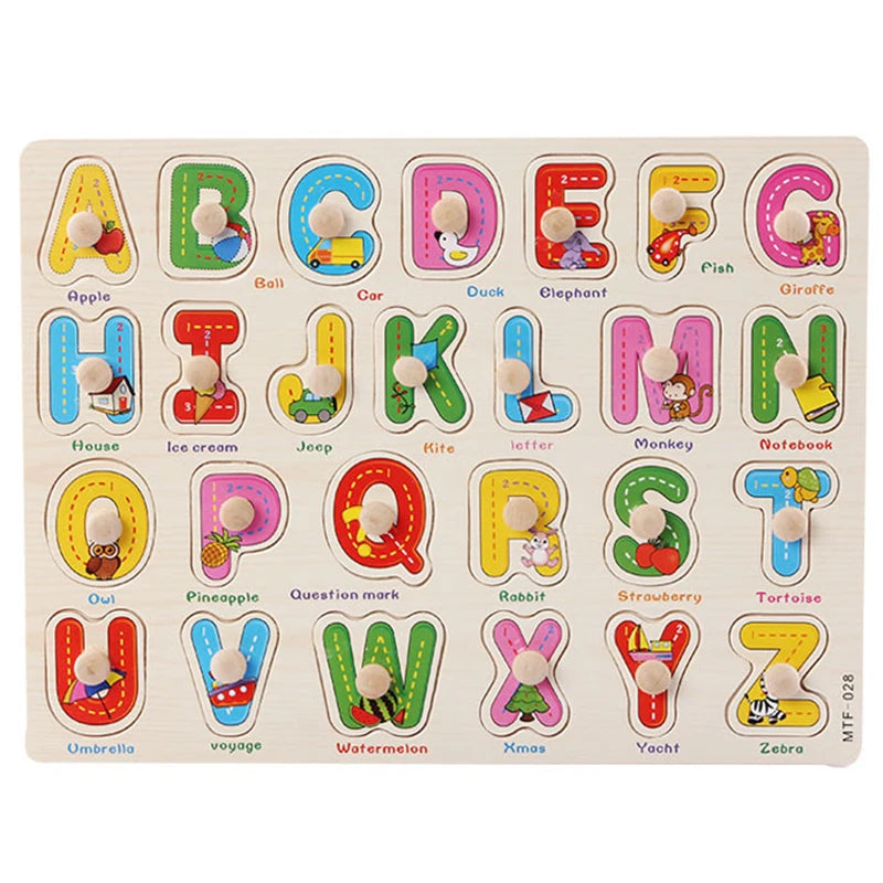Montessori Houten Puzzel – Leren voor Baby’s & Peuters (1-4 jaar)