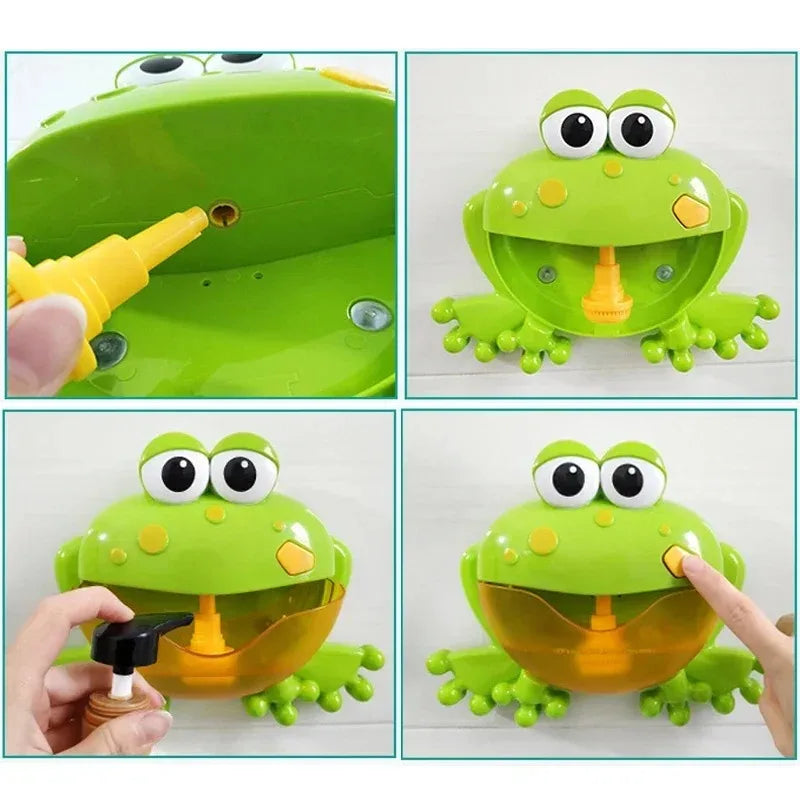 Bubble Machine Badspeelgoed – Krab & Kikker voor Baby en Peuter