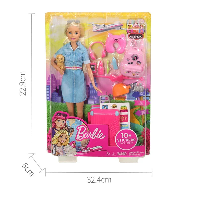 Reizen Barbie Pop met Kleding – Mode & Avontuur in Eén