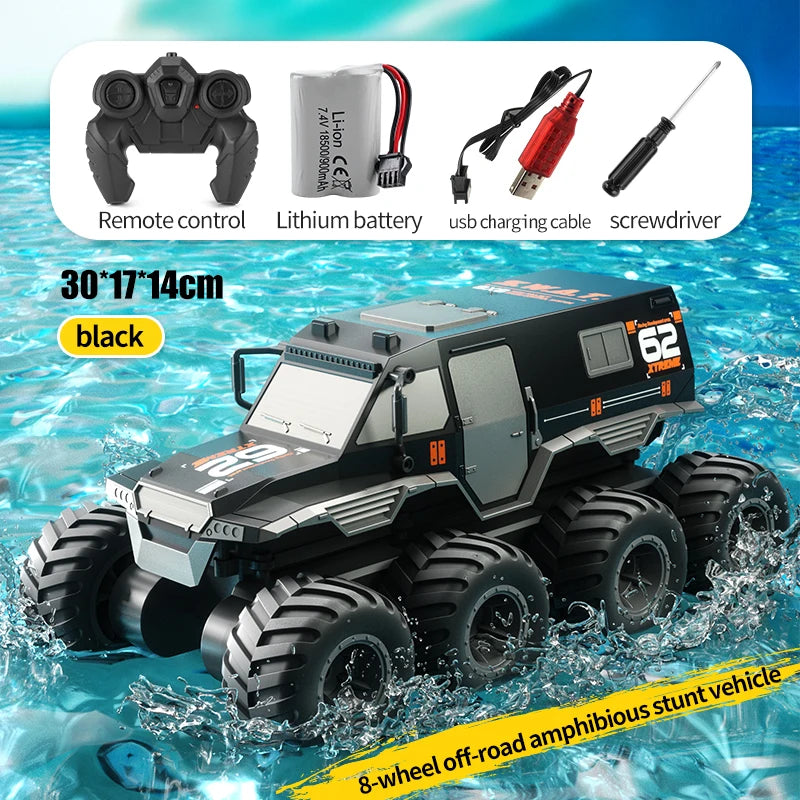 Waterdichte 8x8 RC Stuntauto – JJRC Q137 voor Kinderen (30 min)