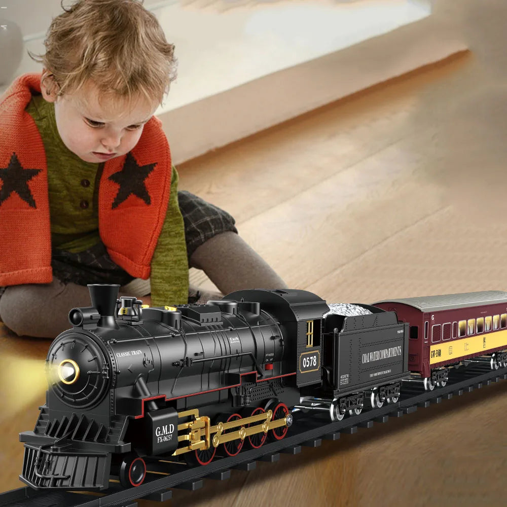 RC Stoomtrein met Rook & Geluid – Afstandsbedienbare Treinset Kinderen
