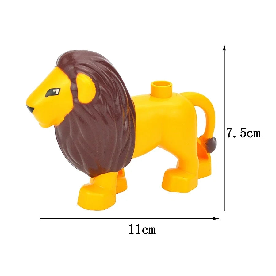Dieren Bouwstenen Kind – 72x Grote Duplo Blokken Set (3+ Jaar)