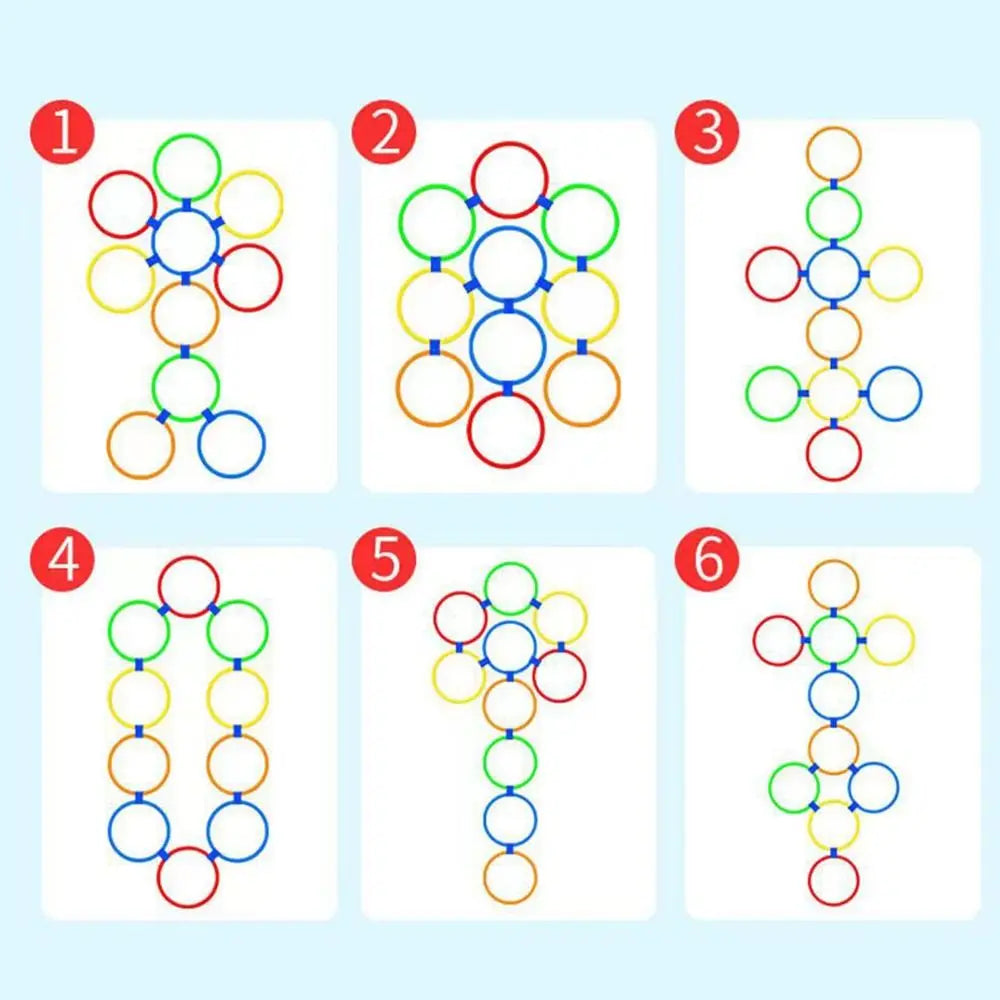 Kleurrijk Springring Spel – Buitenspeelgoed voor Kinderen & Peuters