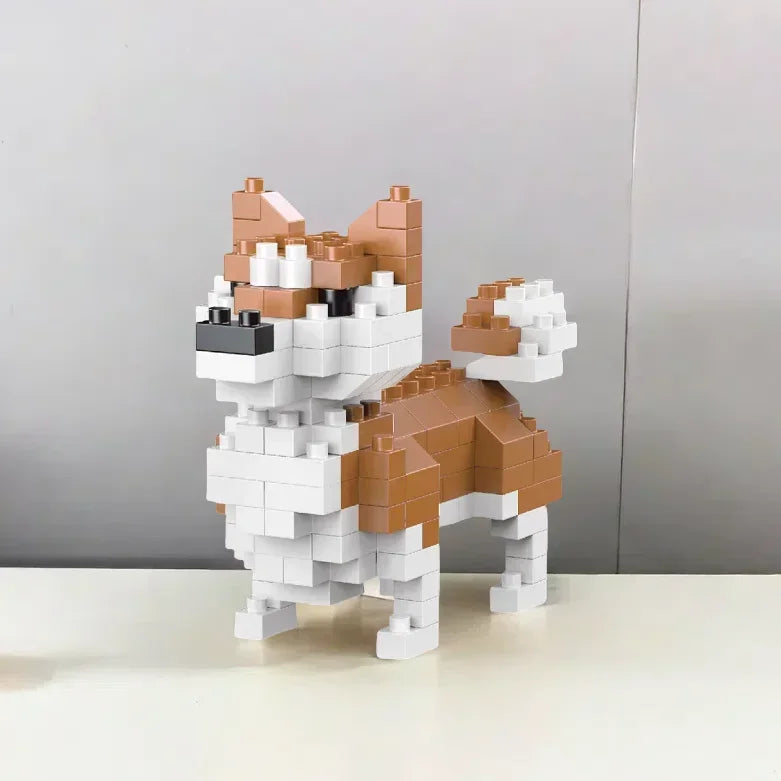 Mini Teckel Bouwset – Micro Hond Bouwstenen (14+ Jaar)