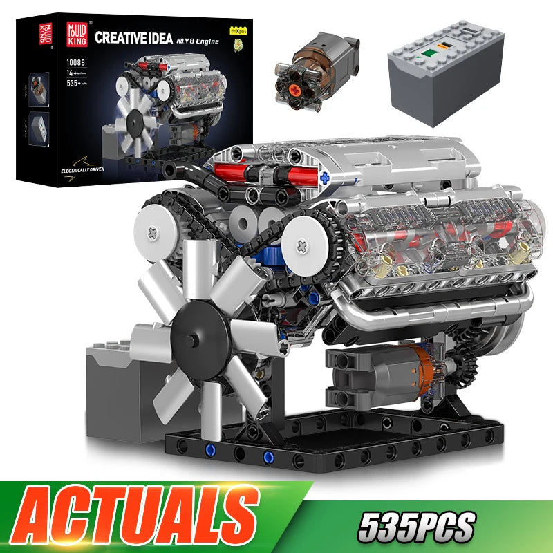 Mold King 10088 Technische Bouwset – Gemotoriseerd LEGO Model (14+)