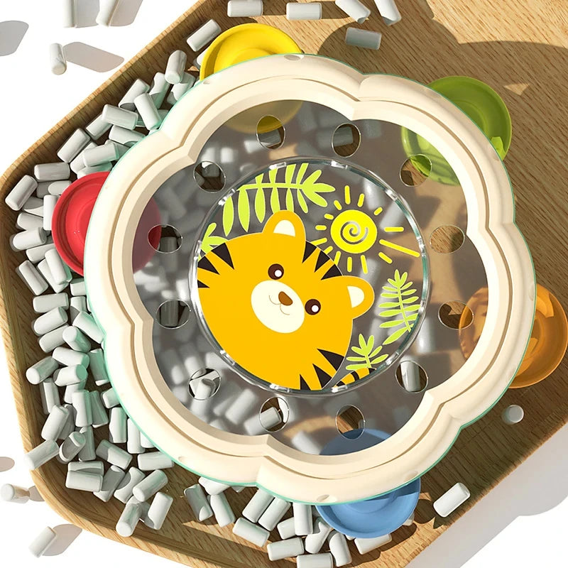 Montessori Handtrommel Baby – Muzikale Rammelaar (0-3 jaar)