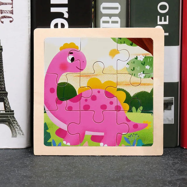Houten Dierenpuzzel voor Kinderen – Educatief & Duurzaam (3-6 jr)