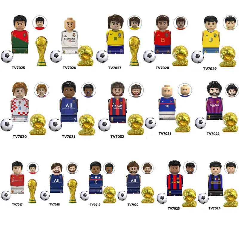 Tafelvoetbal Bouwset – Voetbalstadion & Wereldteam (14+ jaar)