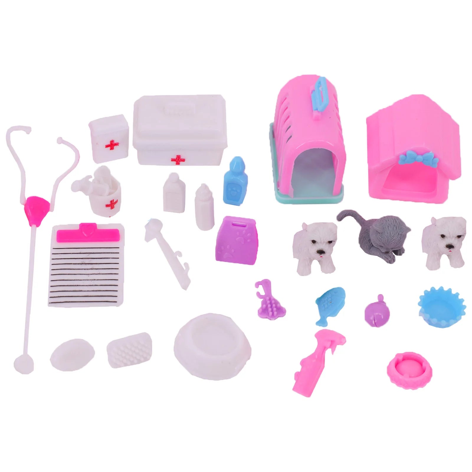 Barbie Dokterskleding & Accessoires – 1:6 Poppenhuis Zorgset