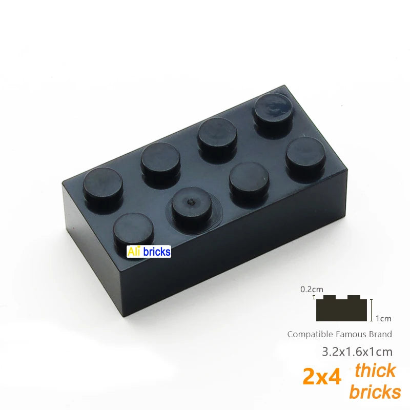 80 Stuks Bouwstenen – Dikke Blokken Compatibel met Lego (3+)