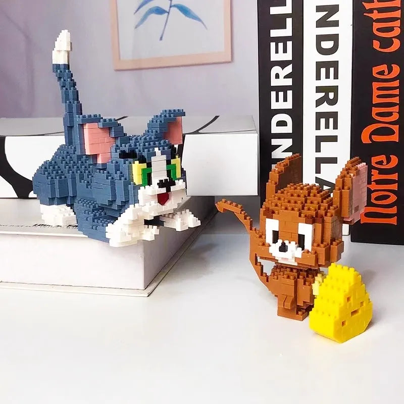 Tom & Jerry Micro Bouwstenen – Bouwset met Kaas (18+ jaar)